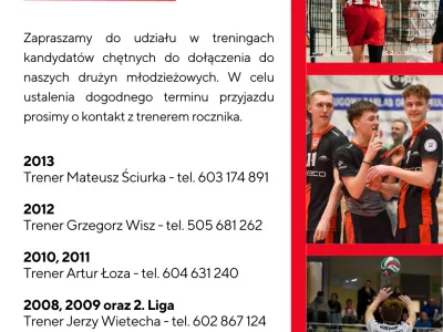 Nabór do drużyn młodzieżowych Asseco Resovii Rzeszów - dołącz do AKS Resovii Rzeszów